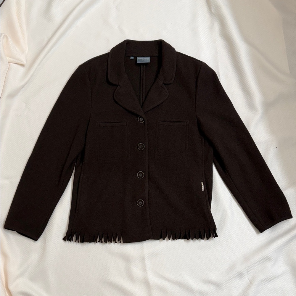 Geiger Pure New‎ Wool Boiled Wool Blazer Jacket Made in Austria - EU 38